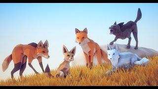Poly Art Fox - Unity