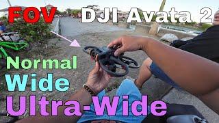 DJI Avata 2 - Different FOV in 4K