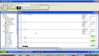 traffic signal plc ladder program