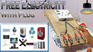 Free Electricity Energy to Power a Refrigerator With Spark Plugs Fk Tech