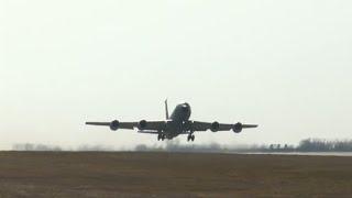 two KC-135 aircraft perform a Minimum Takeoff Interval