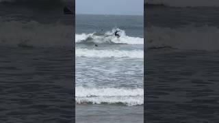 Storm surf in New Jersey ️ #shorts #surfing #surf #storm #surfingwaves #shortsfeed #tropicalstorm