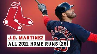 J.D. Martinez #28 All 28 Home Runs of the 2021 MLB Season
