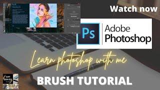 Adobe Photoshop for beginnersphotoshop brush tutorialfree demonstration #photoshop #artseries #PS