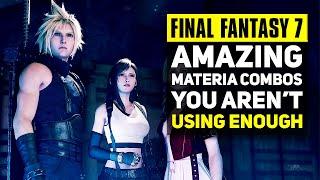 Final Fantasy 7 Remake - Underrated Materia Combinations That Are Actually Very Good  FF7R Tips