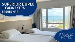 Quarto Superior Duplo + cama extra Frente Mar - Praiano Hotel