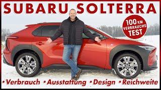 Subaru Solterra 100 km Verbrauch Test im Elektro SUV  Reichweite Laden Preis Daten Review bZ4X 2023