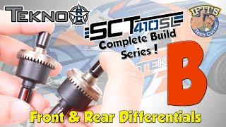 #03 Tekno SCT410SL - BUILD SERIES - Kit Bag B  Front & Rear Differential