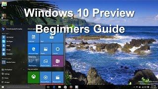 Windows 10 Preview - Tips Tricks  Features & Tutorial Review - Beginners Video Guide - Easy Help