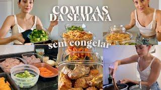 PREPARANDO A COMIDA SAUDÁVEL DA SEMANA  o básico que funciona com dicas práticas