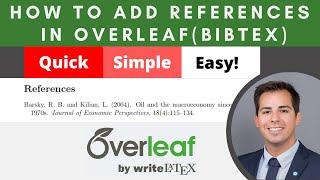 How to add Bibliography in Latex with Overleaf BibTex