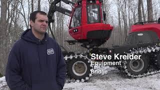 Bridge Creek Logging Likes Production of Komatsu 931XC Harvester & C144 Head from Roland Machinery