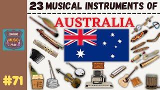 23 MUSICAL INSTRUMENTS OF AUSTRALIA  LESSON #71   LEARNING MUSIC HUB