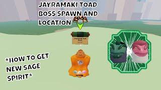 *NEW* Jayramaki Toad Boss Spawn And Location How To Get Jayramaki Frog Spirit  Shindo Life