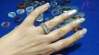 انگشترهای زیبای سنگی