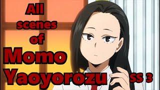 All Scenes of Momo Yaoyorozu in Season 3 BNHA