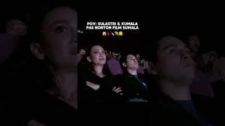 REAKSI SULASTRI DAN KUMALA WAKTU NONTON FILM SUMALA