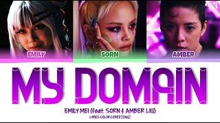 EMILY MEI feat. SORN & AMBER LIU - MY DOMAIN LYRICS COLOR  CODED ENG