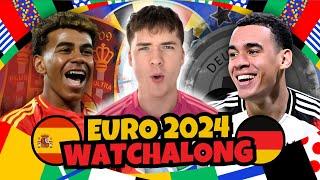 SPAIN vs GERMANY LIVE Euro 2024 Watchalong