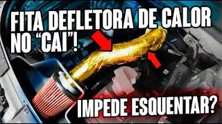 MANTA DEFLETORA DE CALOR GOLD TAPE FUNCIONA? - Teste Alta RPM