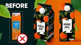 How to create a Product Packaging Design  Tutorial