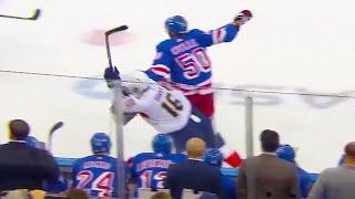 Will Cuylle Hit on Aleksander Barkov  Rangers vs Panthers  Eastern Conference Finals Game 1