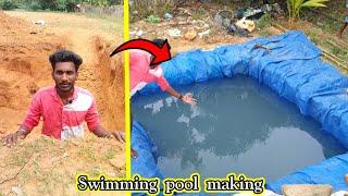 Swimming pool making  #shorts