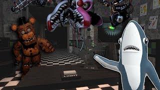 FIVE NIGHTS AT FREDDYS SECRET ROOM - Garrys Mod Sandbox Gameplay - FNAF Gmod Multiplayer Mode