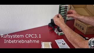 Pager-Rufsystem CPC3 1 Inbetriebnahme