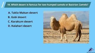 Important Questions On World Desert English & Hindi