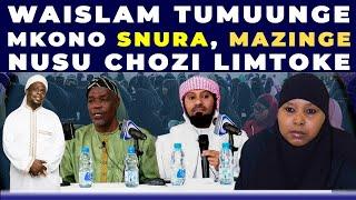 SHEIKH KISHKI NA MAZINGE WAMPONGEZA SNURA AMUITA OFISINI KWAKE NA KWENYE DARSA AMTAKA ASIRUDI NYUMA