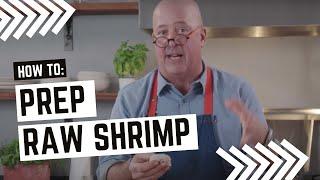 Andrew Zimmern Cooks How to Prep Raw Shrimp