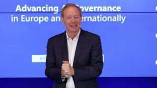 Microsoft Vice Chair & President Brad Smith on Advancing AI Governance in Europe and Internationally