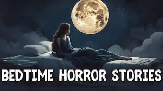 12 Hours of Scary Bedtime Stories  Black Screen  Whispers and Rain 