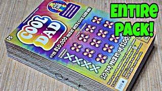 The Entire Book 🟡 Pa Lottery COOL DAD Fathers Day Scratch Off Tickets #lottery #scratchers