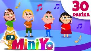 Müzikli Hareketler Şarkısı + Daha Fazla Çocuk Şarkısı  Miniyo Anaokulu Şarkıları