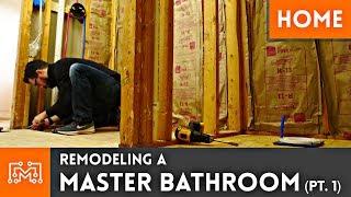 Remodeling a Master Bathroom  Part 1  I Like To Make Stuff