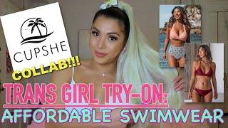 Trans Girl Try-On CUPSHE Affordable Swimwear