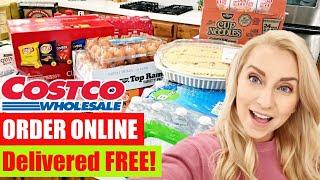 Costco Grocery Shopping How to Order ONLINE & Get it Delivered FREE with INSTACART