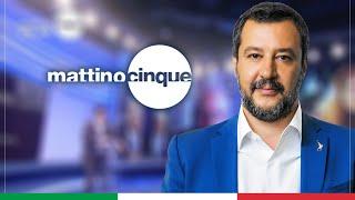 MATTEO SALVINI A MATTINO CINQUE CANALE 5 9.02.2023