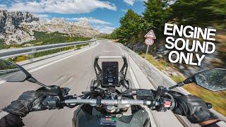 Yamaha Tenere 700 on a stunning mountain road RAW Onboard Whats the T7 like with a passenger?