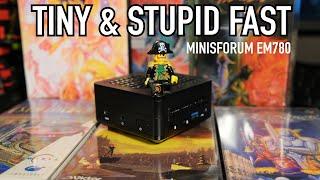 The Fastest Smallest Mini PC Ever? Minisforum EM780 - Ryzen 7 7840U 780M GPU