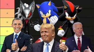 Presidents Rank Sonic The Hedgehog Games