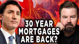 Trudeau To Cause Housing MELTDOWN With 30 Year Amortizations