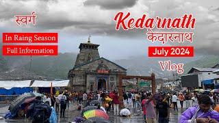 Kedarnath 2024 ️  Kedarnath Yatra In July I Kedarnath Vlog  Kedarnath In Monsoon #kedarnath