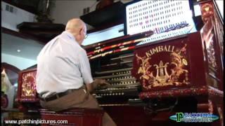 Kay McAbee playing  Theater Organ at Maloof Home