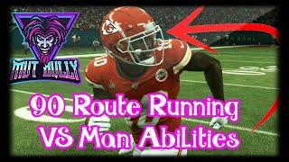 90 Deep Route Running Vs One Step Ahead Ability  Madden 21 MUT Bully Tips