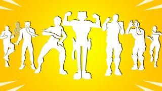 Top 100 Legendary Fortnite Dances & Emotes Squash & Stretch Get Griddy Onda Shhh Hang Loose..