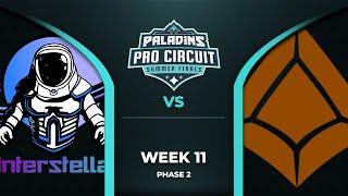 PALADINS Pro Circuit Interstellar vs Mixalazeub Phase 2 Week 11