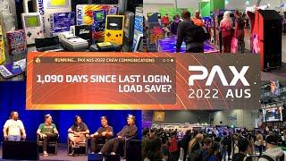 PAX AUS 2022 expo floor panels new and retro gaming
